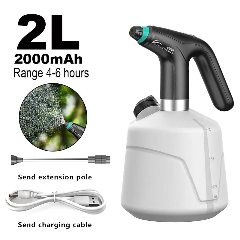 2L Electric Plant Spray Bottle Automatic Watering Fogger USB Electric Sanitizing Sprayer Watering Machine Plants Garden Tool - 888kiko