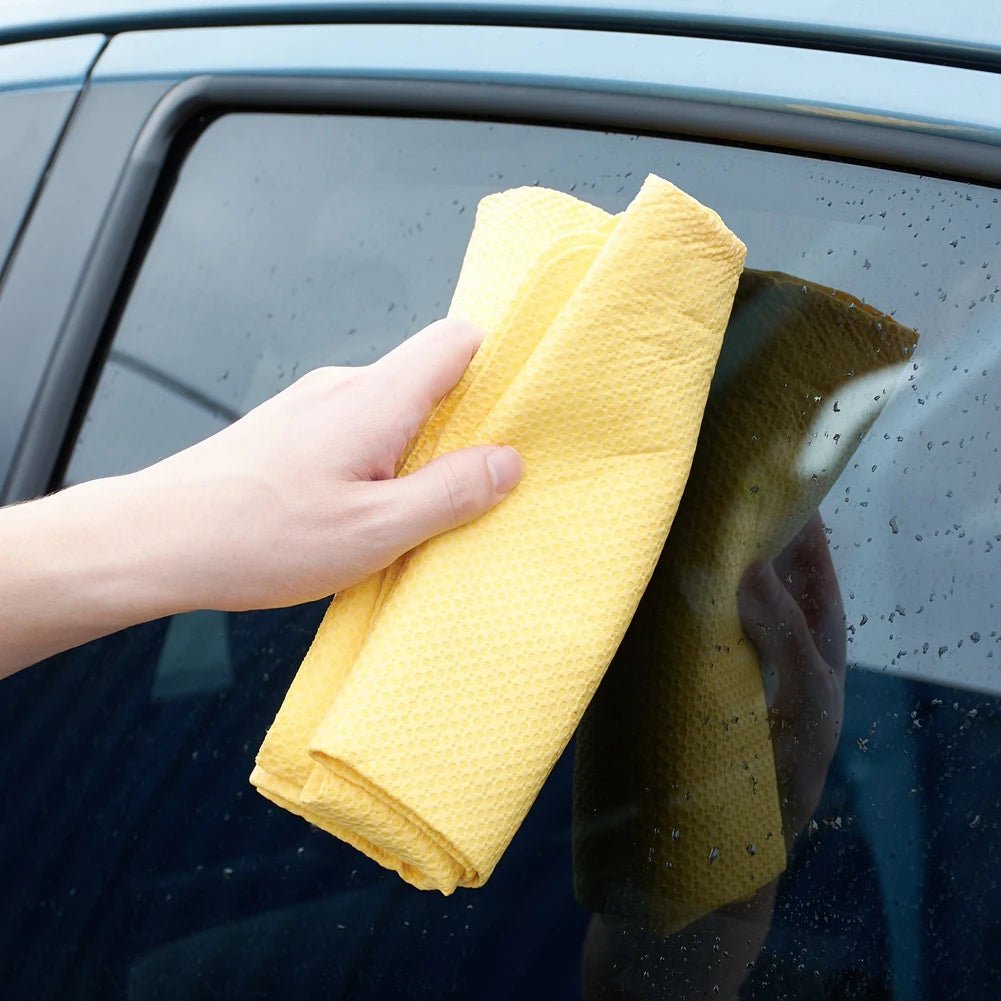 2Pcs Premium Chamois Cloth Super Absorbent Drying Cloths Wash Towel for Car Cleaning Accessories - 888kiko