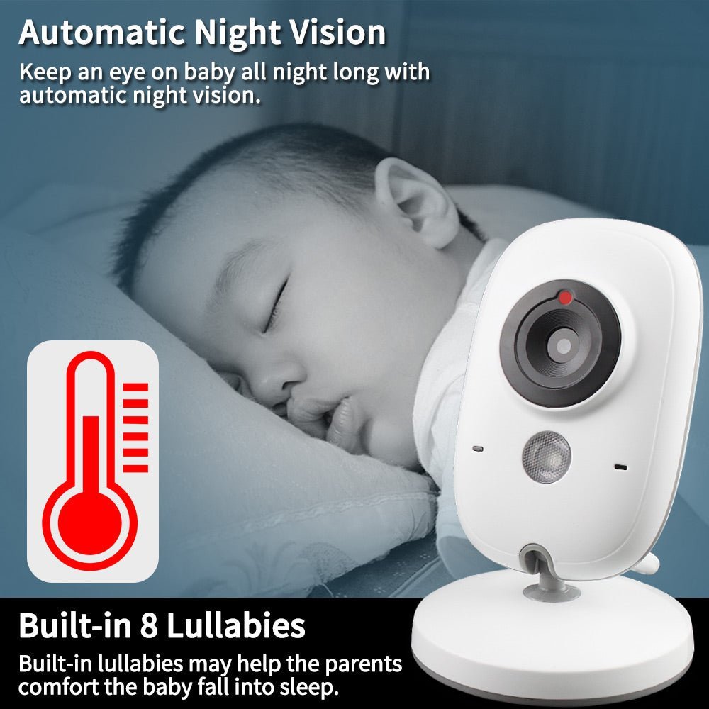 3.2 - inch Wireless Video Baby Monitor - 888kiko