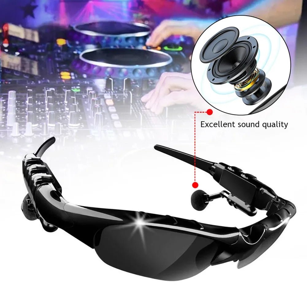 5.0 Smart Bluetooth Audio Glasses Outdoor Sports Cycling Surround Sound Headphones Listen To Music Call Polarized Sunglasses - 888kiko