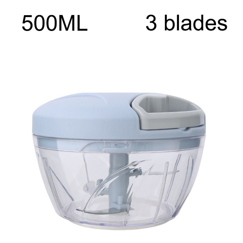 500/900ML Manual Mincer Garlic Chopper - 888kiko