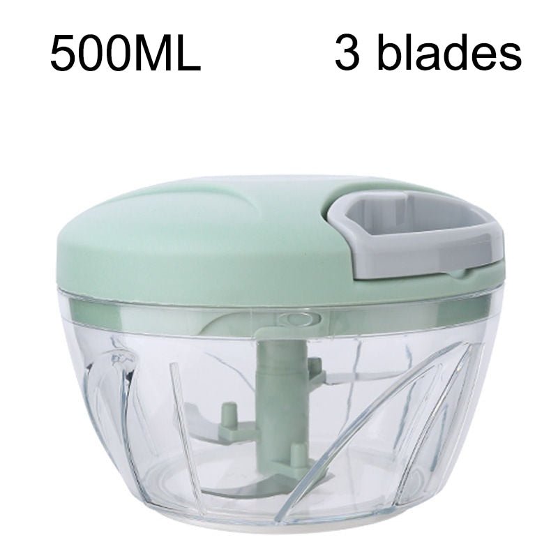 500/900ML Manual Mincer Garlic Chopper - 888kiko