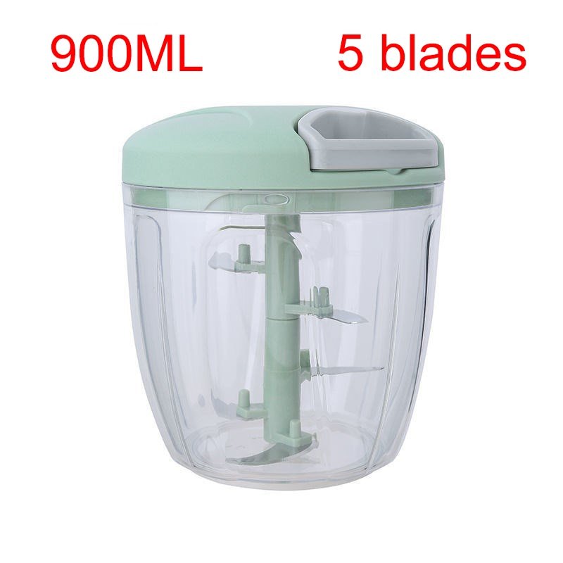 500/900ML Manual Mincer Garlic Chopper - 888kiko