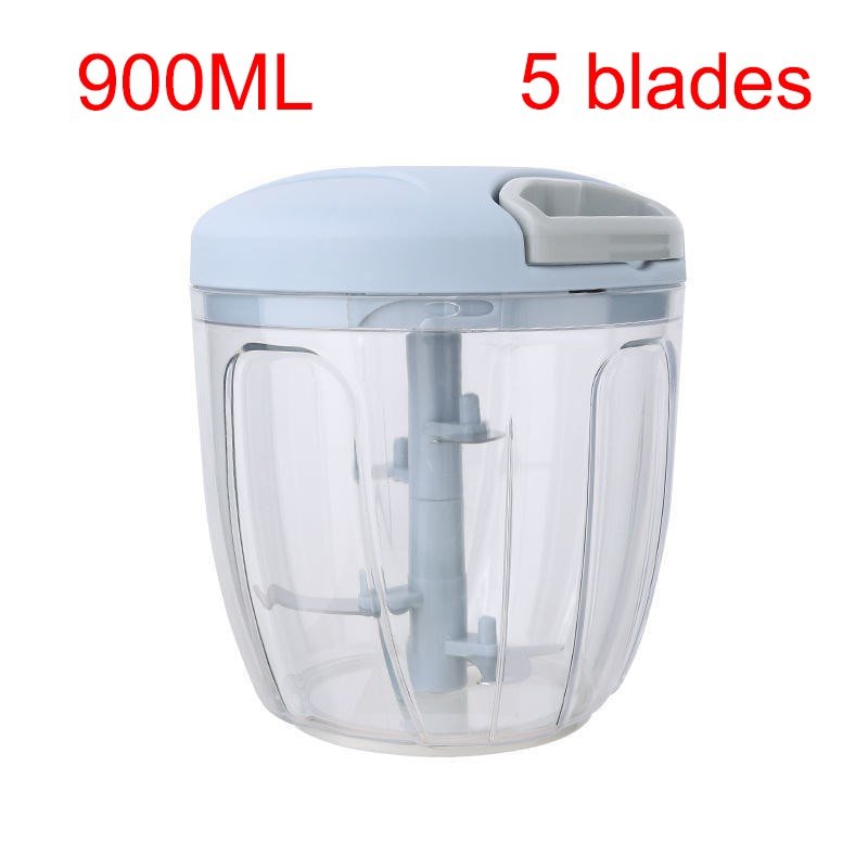 500/900ML Manual Mincer Garlic Chopper - 888kiko