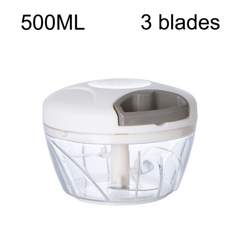 500/900ML Manual Mincer Garlic Chopper - 888kiko