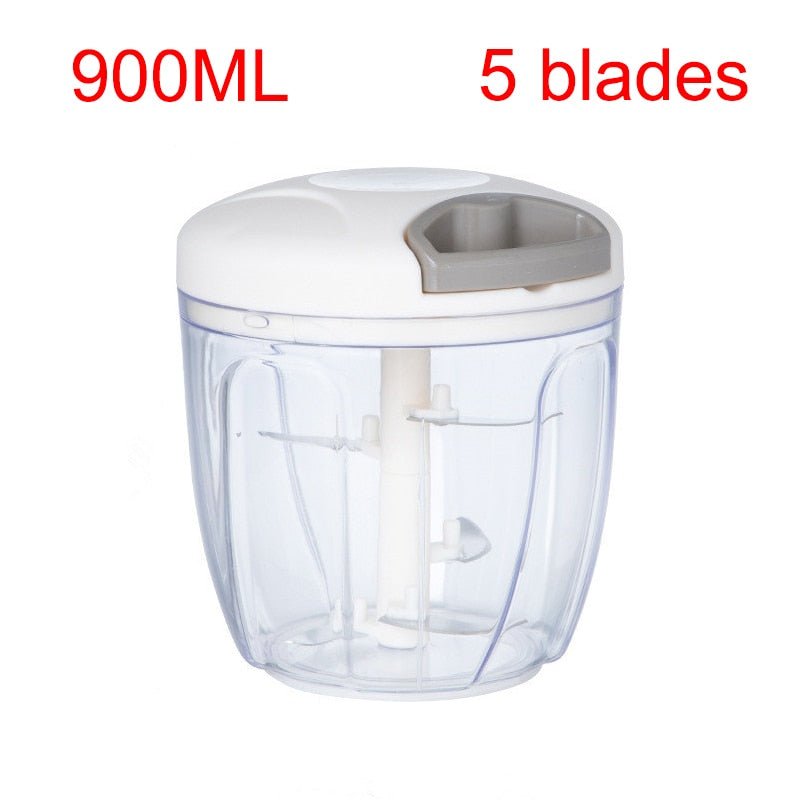 500/900ML Manual Mincer Garlic Chopper - 888kiko