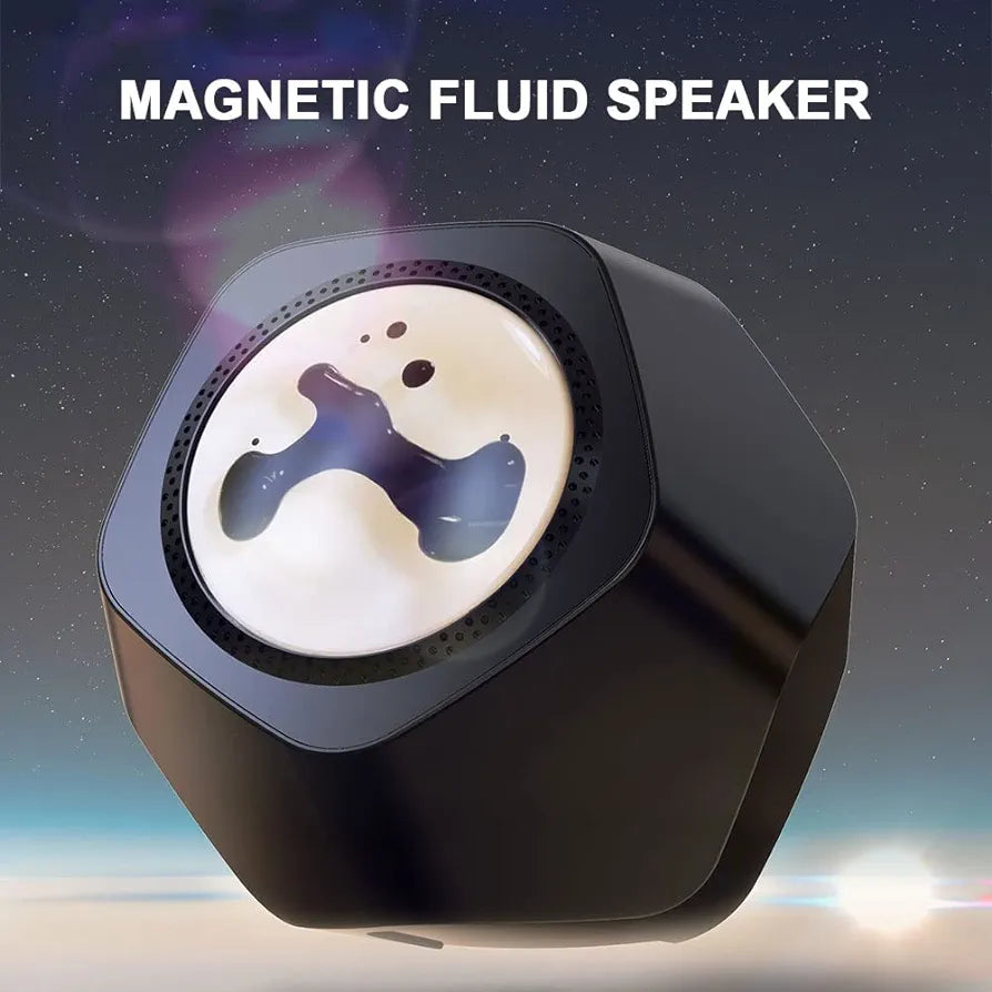 Portable bluetooth venom speaker   magnetic fluid speaker size 137mm x 137mm x 127mm