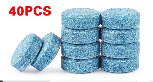 5/10/20/40/100Pcs Solid Cleaner Car Windscreen Wiper Effervescent Tablets Glass Toilet Cleaning Car Accessories - 888kiko