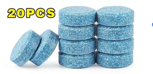 5/10/20/40/100Pcs Solid Cleaner Car Windscreen Wiper Effervescent Tablets Glass Toilet Cleaning Car Accessories - 888kiko