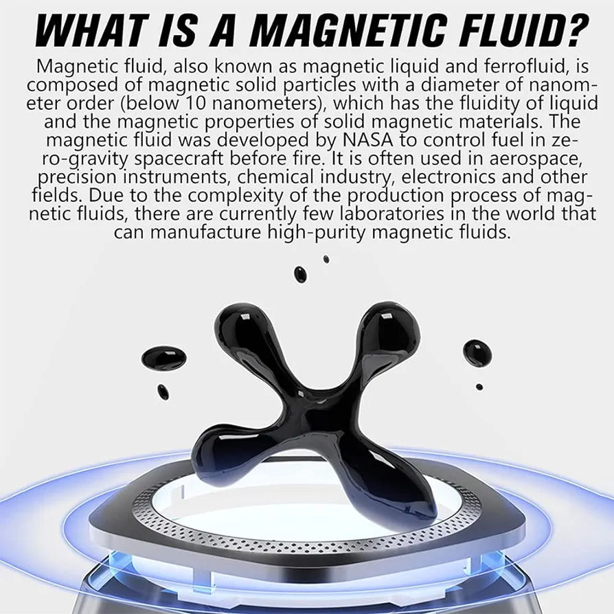 Portable bluetooth venom speaker   magnetic fluid speaker size 137mm x 137mm x 127mm