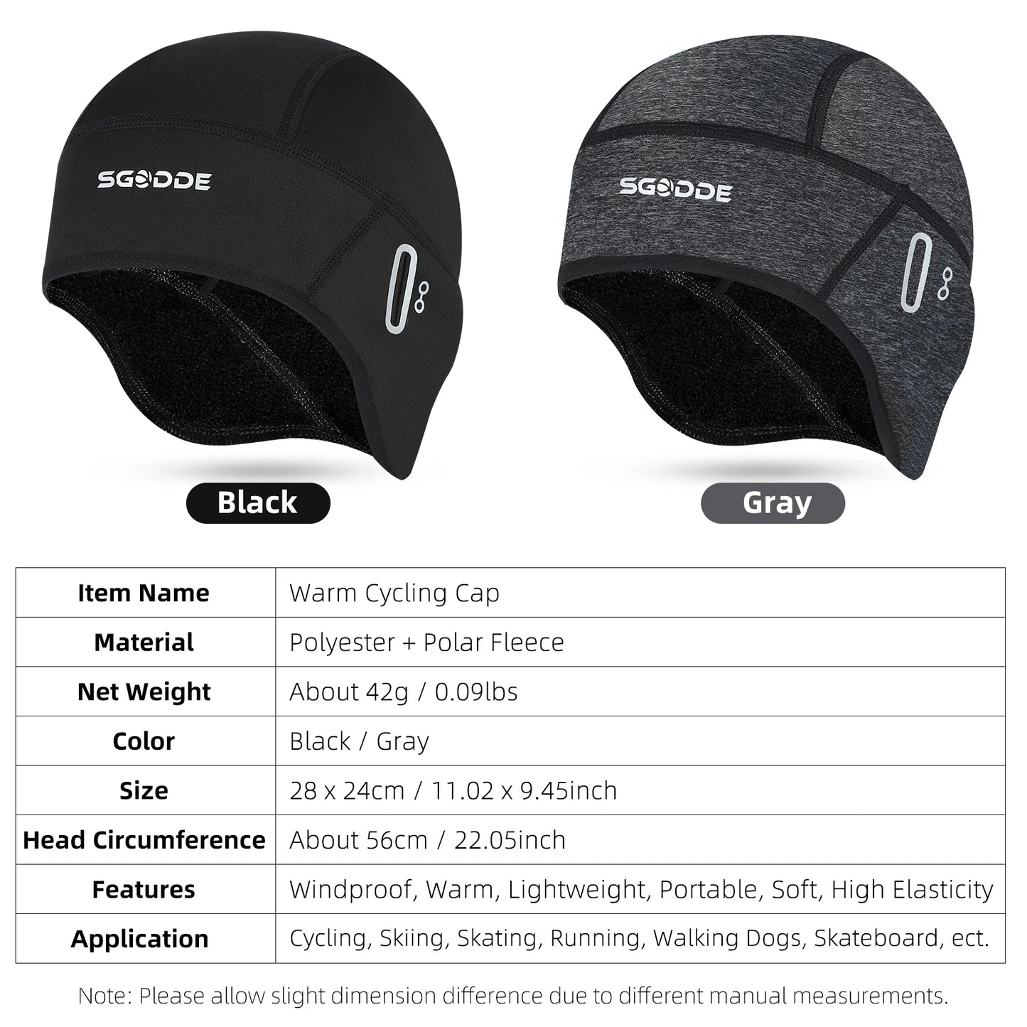 WEST BIKING Cycling Caps Winter Windproof Warm Bicycle Hat Men's MTB Road Bike Headwear Outdoor Running Skiing Riding Sports Cap