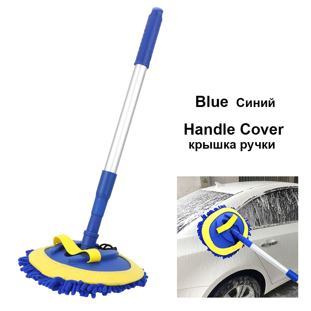 Dust Wax Mop Car Washing Mop Car Cleaning Window Wash Tool Auto Care Detailing Adjustable Soft Car-styling Car Accessories