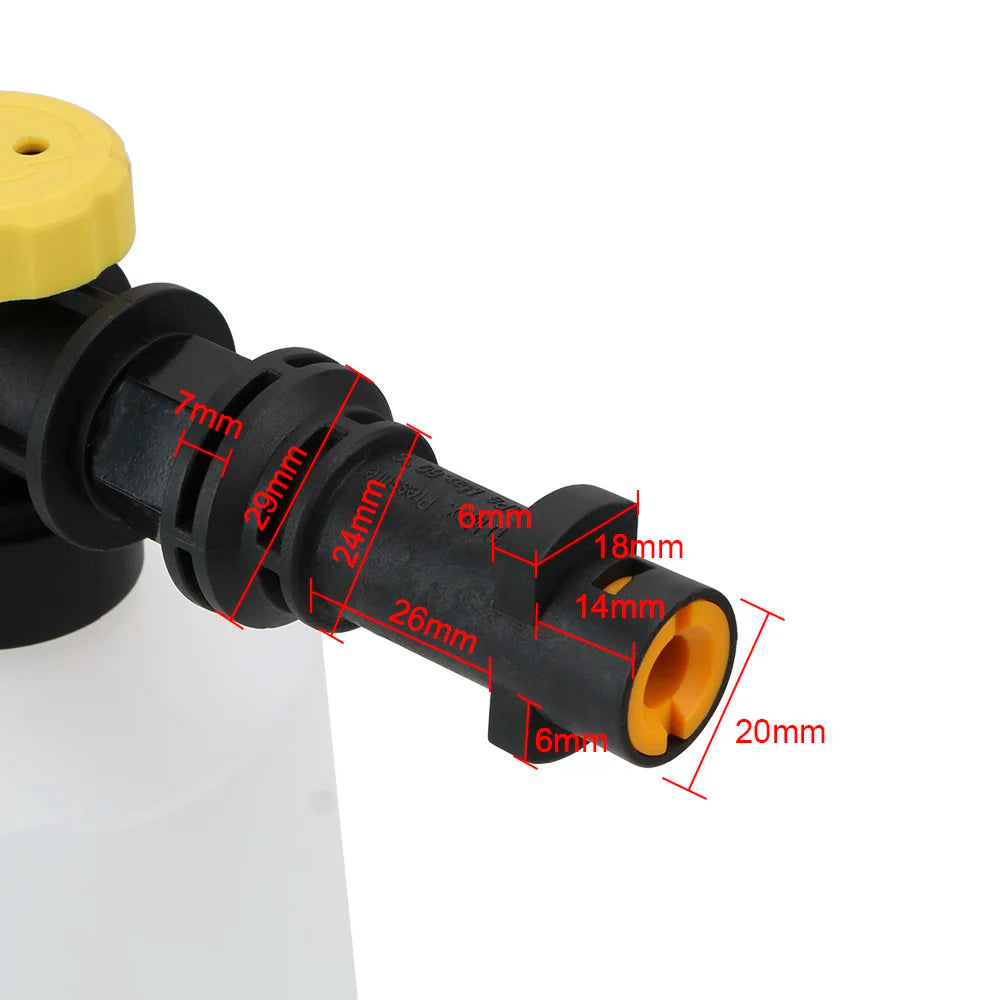 Nozzles For Karcher K2 K3 K4 K5 K6 K7 Serie Sprayer Lance 750ML High Pressure Gun Foam Washers Car Wash Tool Motorcycle Cleaning