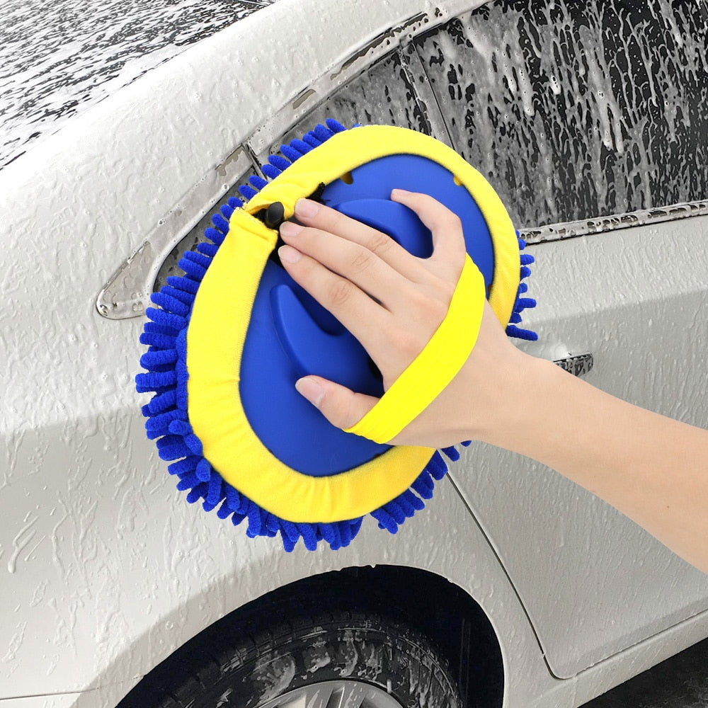 Dust Wax Mop Car Washing Mop Car Cleaning Window Wash Tool Auto Care Detailing Adjustable Soft Car-styling Car Accessories