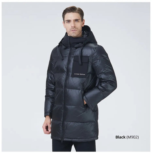 premium jacket travel wear hooded winter coat fashion brand men's clothing large pocket icebear