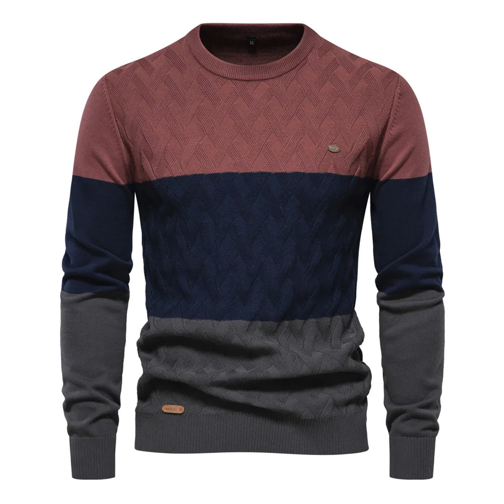 mens Outdoor Casual Sweater For Men Cotton Cashmere Warm Pullover High Quality Design Hot Casual Sweater For Men