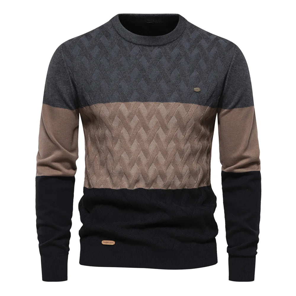 mens Outdoor Casual Sweater For Men Cotton Cashmere Warm Pullover High Quality Design Hot Casual Sweater For Men