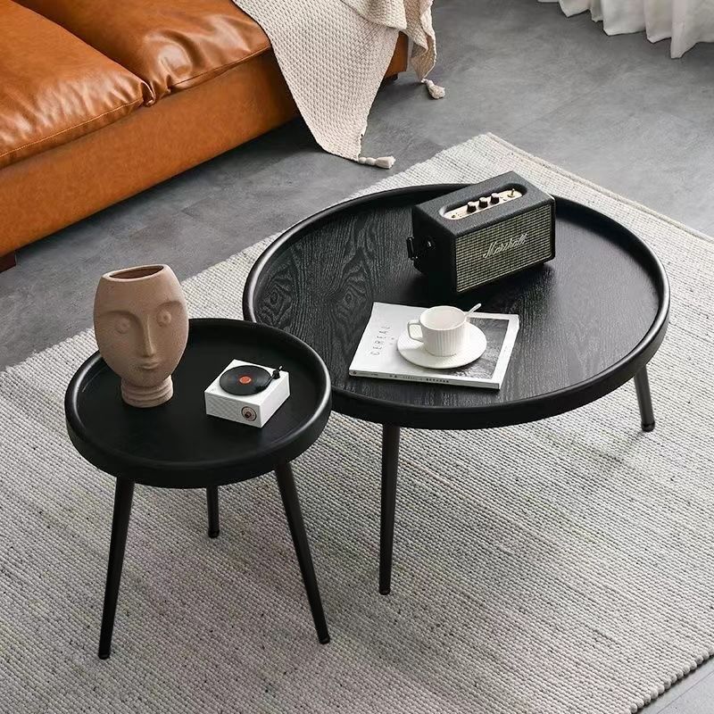 Luxury Coffee Table Living Room Tea Table Simple Modern Walnut Wood