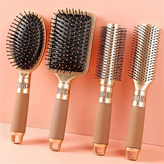 Portable 1/3PCS Gold Scalp Massager Comb Air Bag Hair Comb Anti Static Hair Brush Wet Dry Children Hair Brush Hair Styling Tool