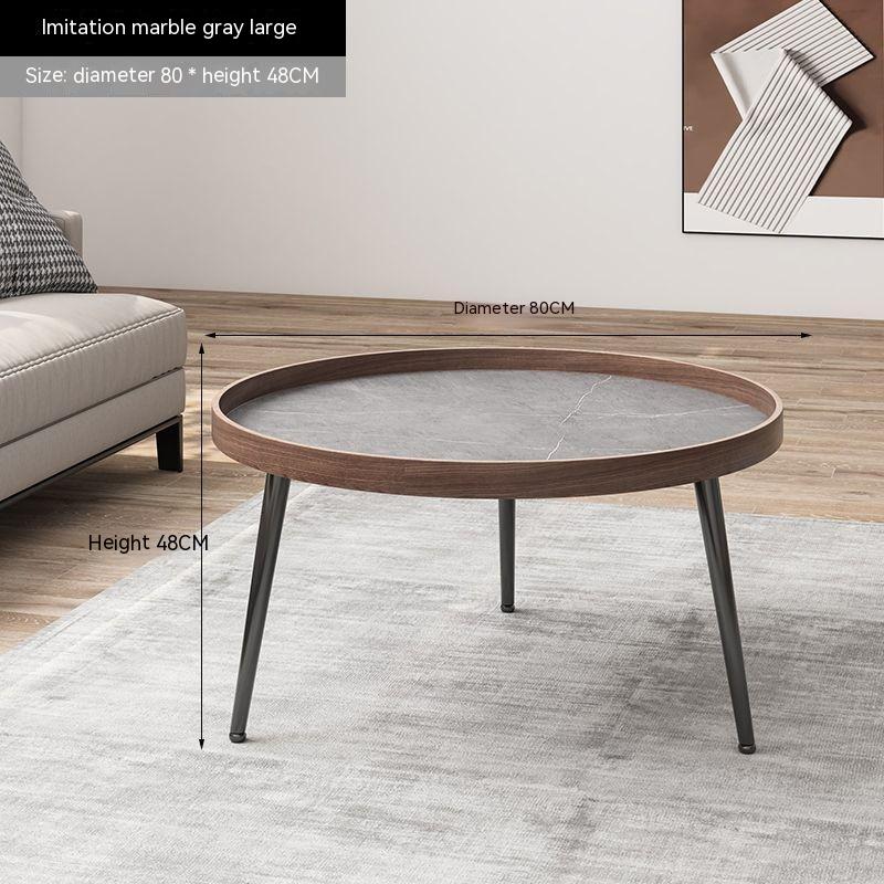 Luxury Coffee Table Living Room Tea Table Simple Modern Walnut Wood