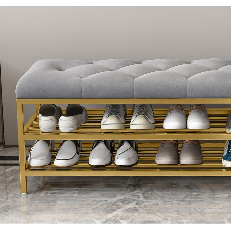 Living Room Sofa Shoe Changing Stool Nordic Hallway Porch Shoe Cabinet Apartment Long Ottomans Dormitory Home Furniture Bench