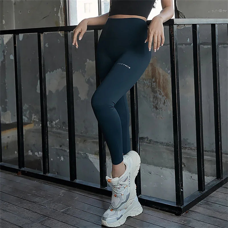 Fitness Female Full Length Leggings Black Running Pants Comfortable And Formfitting Yoga Pant