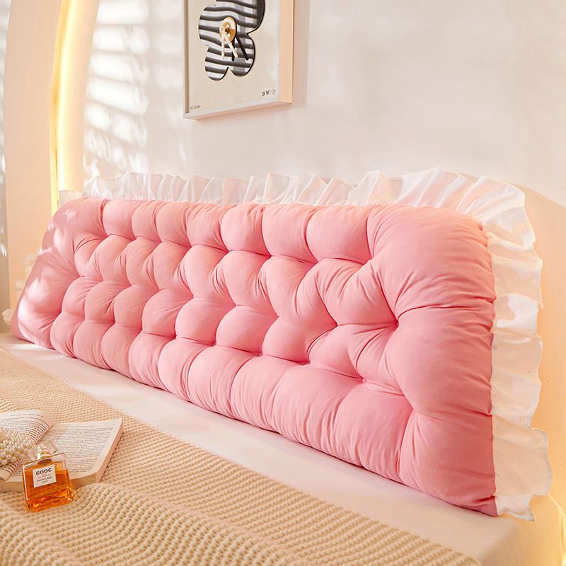 Rectangular Tatami Pillow Headboard Pink Pillow Bed Sleeping Neck Body Pillow Bedside Cushion Large Backrest Support Bolster