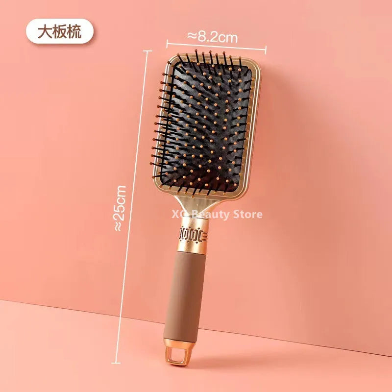 Portable 1/3PCS Gold Scalp Massager Comb Air Bag Hair Comb Anti Static Hair Brush Wet Dry Children Hair Brush Hair Styling Tool