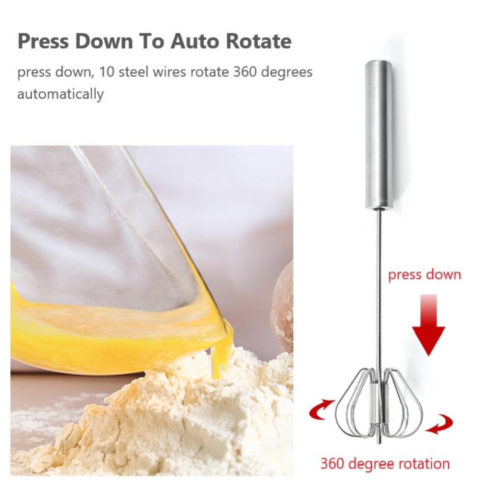 Hand Pressure Egg Beater Household Kitchen Coffee Milk Tea Mixer Frother  Cream Stirring Whisk Manual Mixer Kitchen Gadgets