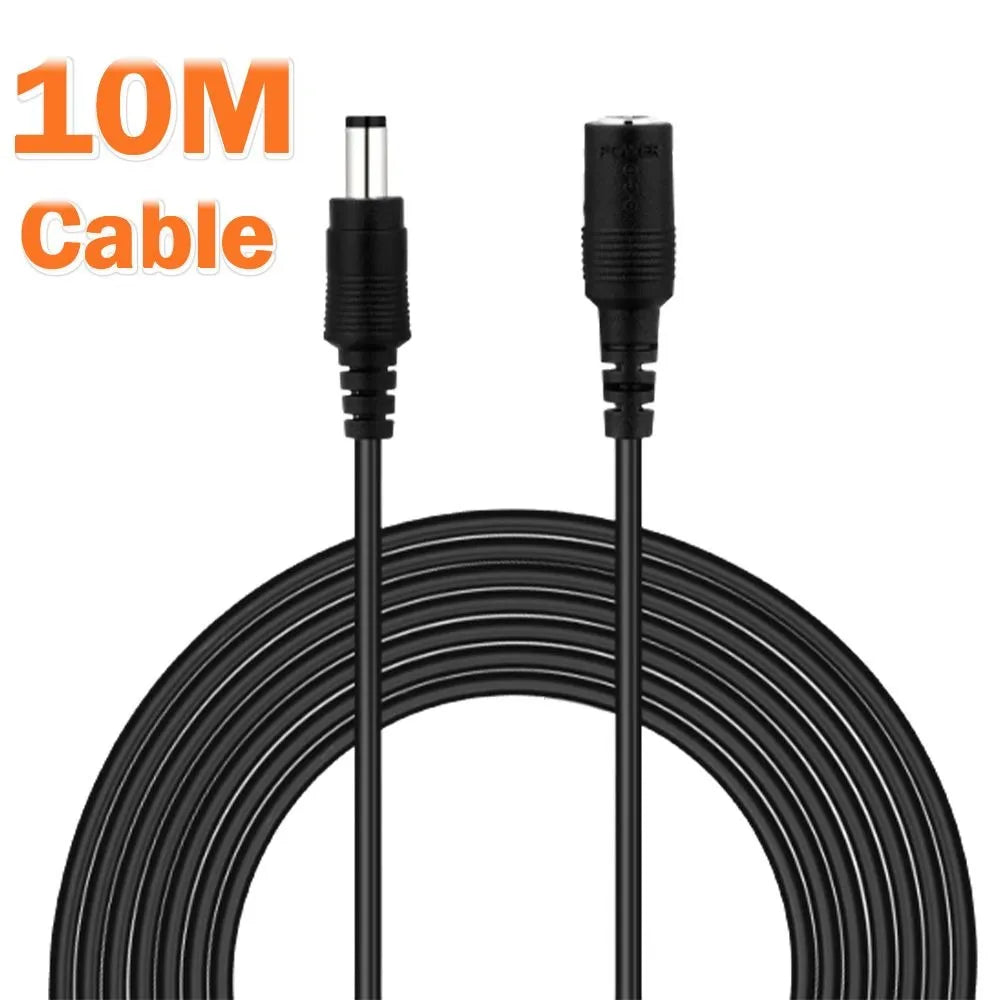 DC 12V Power Adapter Extension Cable 5.5*2.1mm Male Female Power Cord Extend Wire 1M 2M 3M 5M 10M Cable For CCTV Camera Router