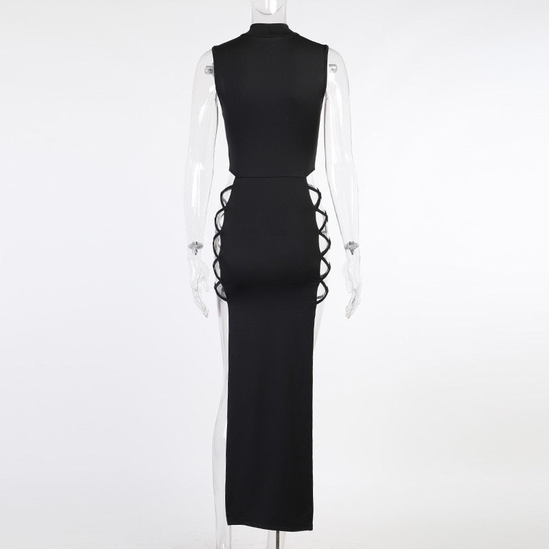 Womens Dresses Black Sleeveless Bandage Sexy Dress for Women Club Party Backless Summer Dresses for Women 2023 Female Dress