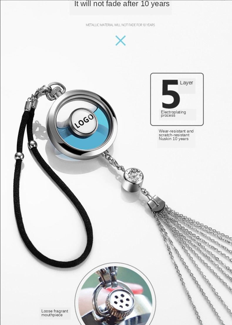 Car perfume pendant Aromatherapy car Rearview mirror pendant Automotive interior accessories perfume bottle purified air in car