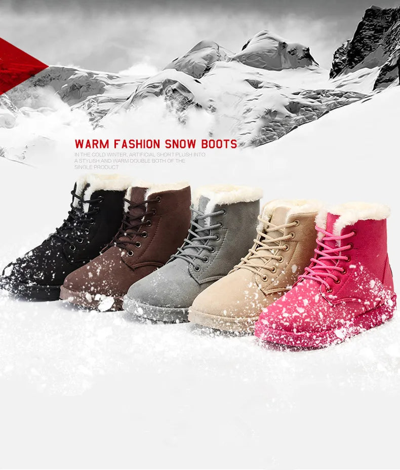 Women Boots Winter Snow Boots Female Boots Warm