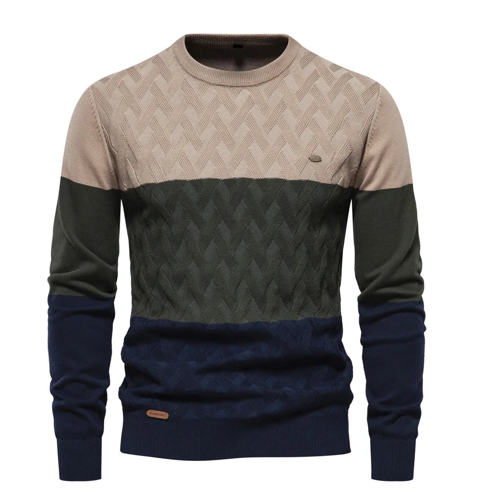 mens Outdoor Casual Sweater For Men Cotton Cashmere Warm Pullover High Quality Design Hot Casual Sweater For Men