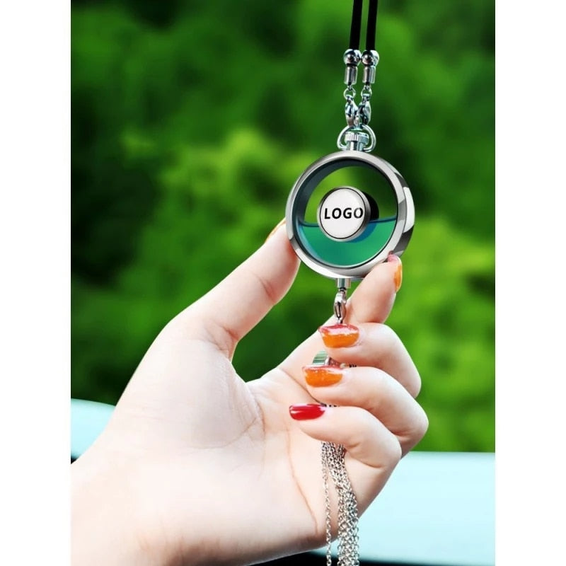 Car perfume pendant Aromatherapy car Rearview mirror pendant Automotive interior accessories perfume bottle purified air in car