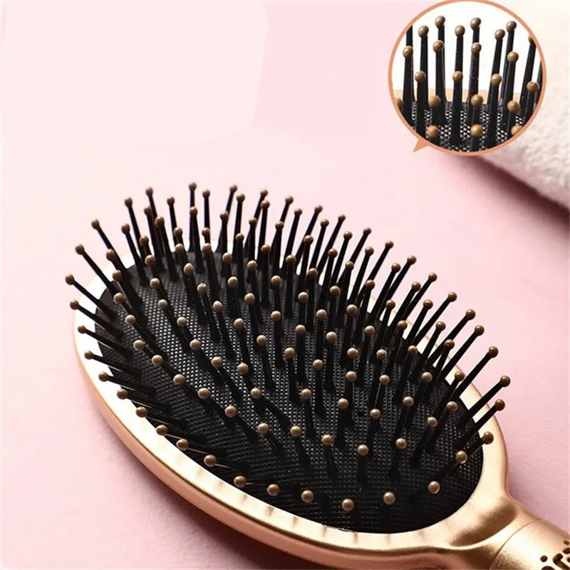 Portable 1/3PCS Gold Scalp Massager Comb Air Bag Hair Comb Anti Static Hair Brush Wet Dry Children Hair Brush Hair Styling Tool