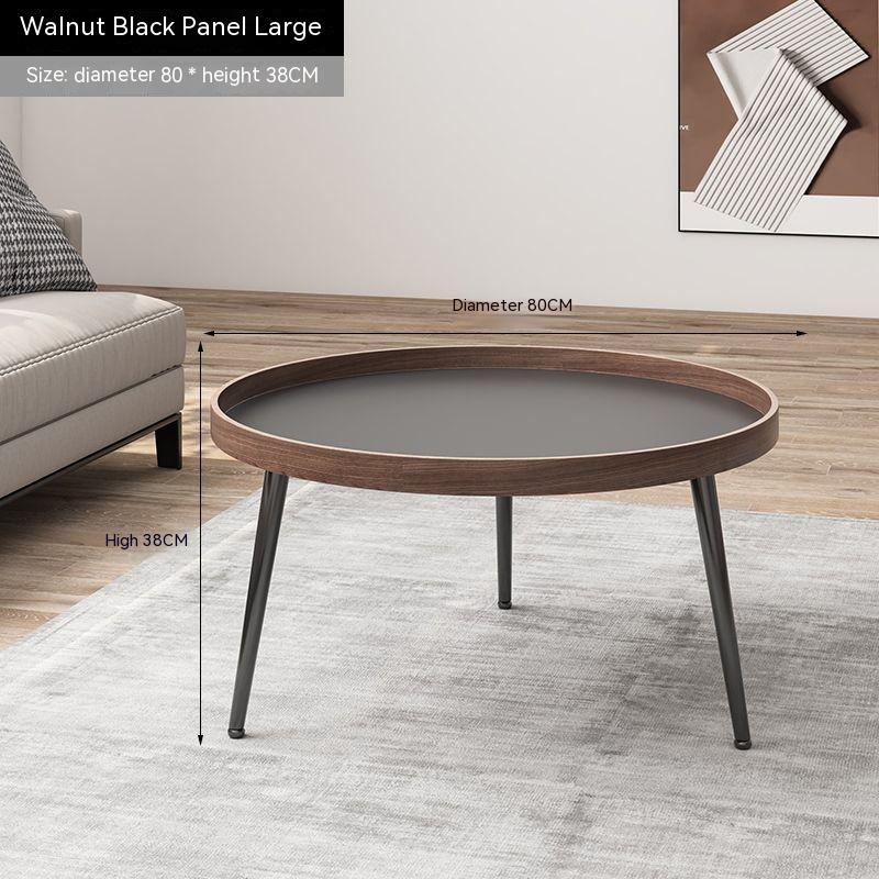 Luxury Coffee Table Living Room Tea Table Simple Modern Walnut Wood