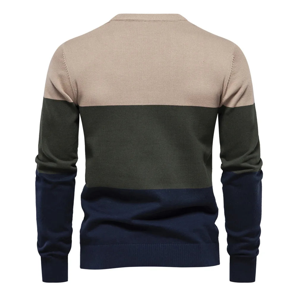 mens Outdoor Casual Sweater For Men Cotton Cashmere Warm Pullover High Quality Design Hot Casual Sweater For Men