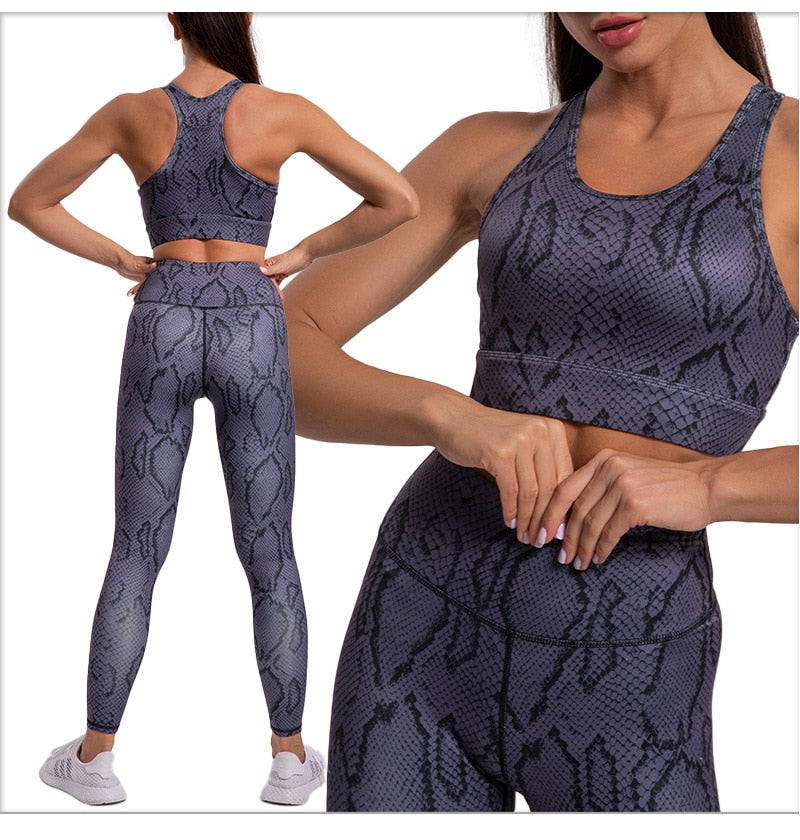 Leopard Print Yoga Set