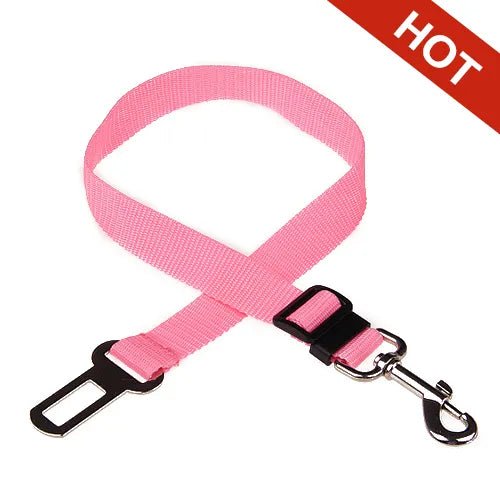 Adjustable Dog Car Seat Belt Pet Seat Vehicle Dog Harness Lead Clip Safety Lever Traction Dog Collars Dog Accessoires - 888kiko