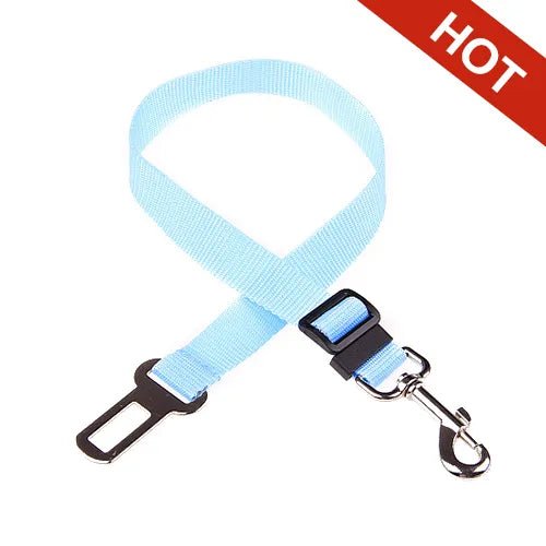 Adjustable Dog Car Seat Belt Pet Seat Vehicle Dog Harness Lead Clip Safety Lever Traction Dog Collars Dog Accessoires - 888kiko