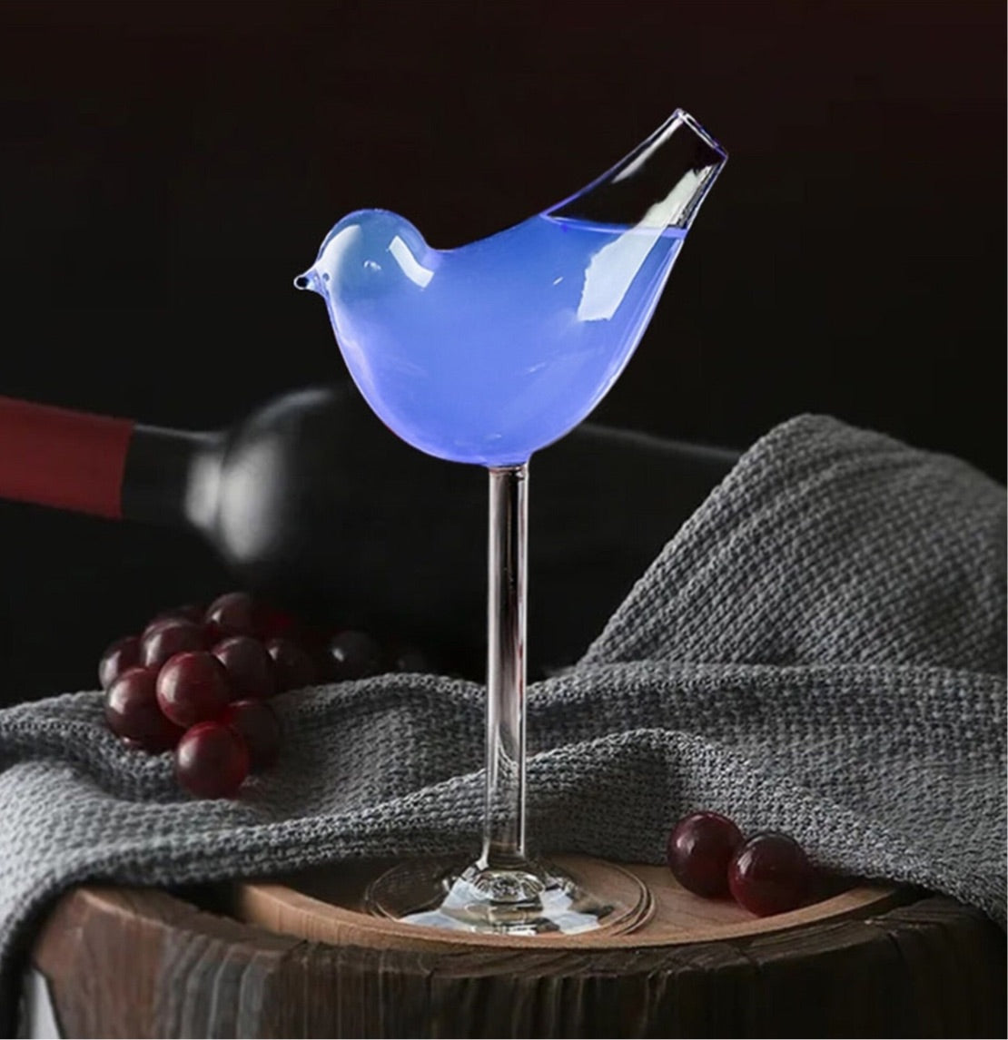 Bird Cocktail Glass