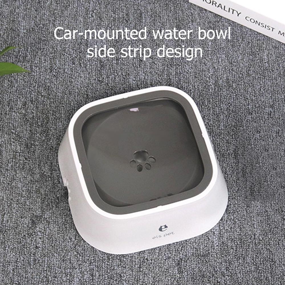 Honde drinkwaterbak 1.5L drywende nie-natmakende mond katbak sonder mors Drinkwater dispenser ABS plastiek hondebak