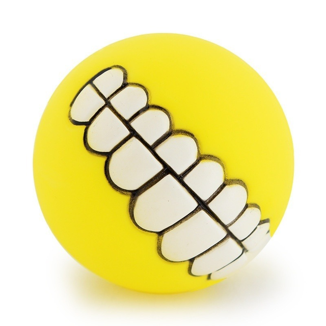 Pet Ball Teeth Silicon Chew Toys for Large Breeds