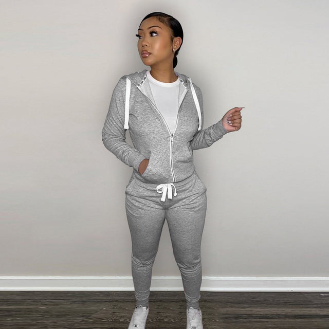 Womens 2 Piece Tracksuit Set