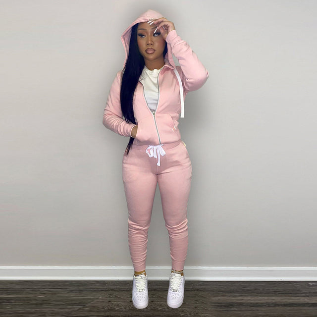 Womens 2 Piece Tracksuit Set