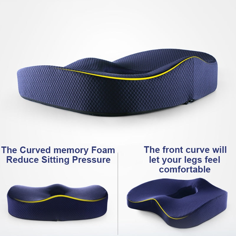 Memory Foam-sitkussing en ortopediese kussing