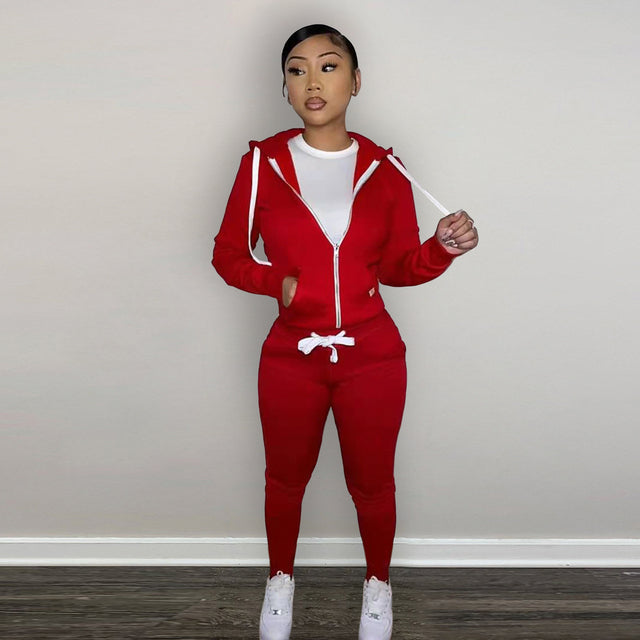 Womens 2 Piece Tracksuit Set