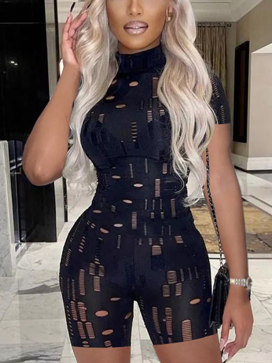 Uitgesny Bodycon Jumpsuit Kortmou