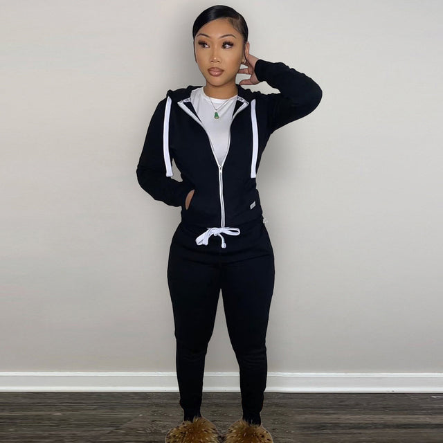 Womens 2 Piece Tracksuit Set